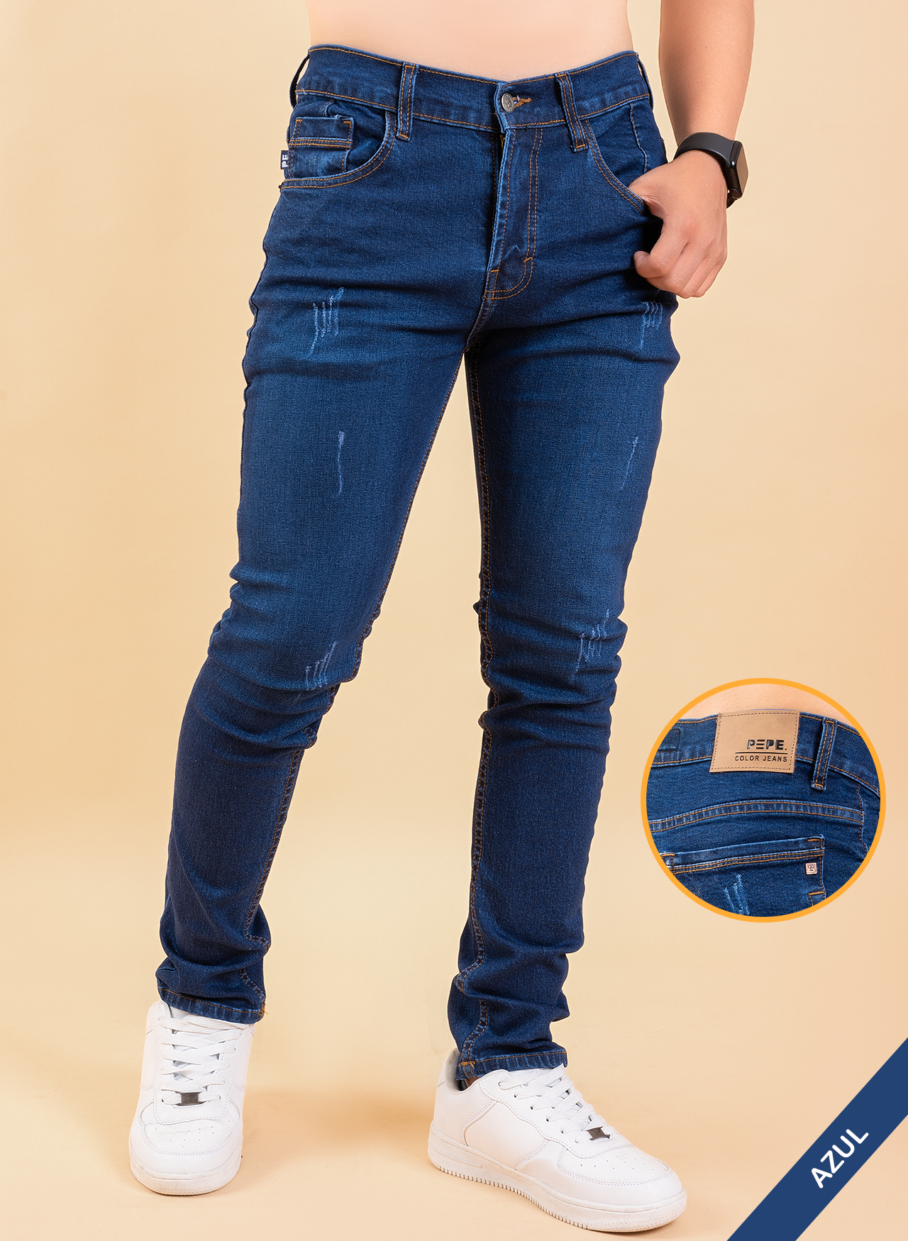 Pantalones Rasgados para Caballero