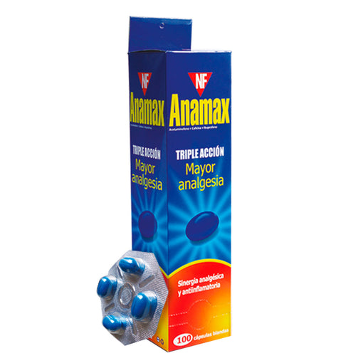 Anamax Triple Acción (Acetamatoceno,Cafeína,Ibuprofeno)