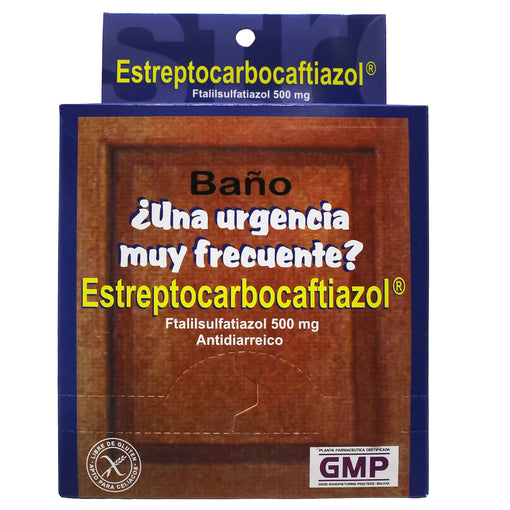Estreptocarboaftiazol Ftalilsulfatiazol 500 mg