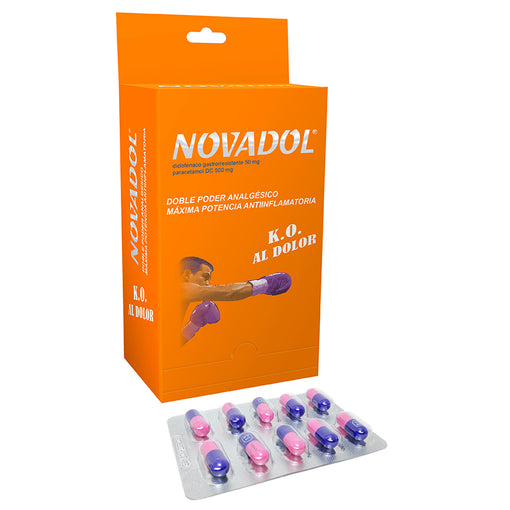 Novadol 50 X Capsula Diclofenaco Sodico 50Mg Y Paracetamol 500Mg