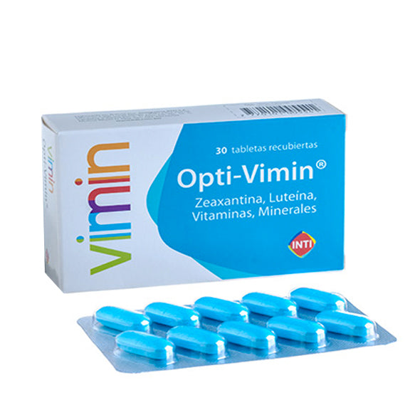 Opti-Vimin X Tabletas _ Zeaxantina, Luteina, Vitaminas , Minerales 