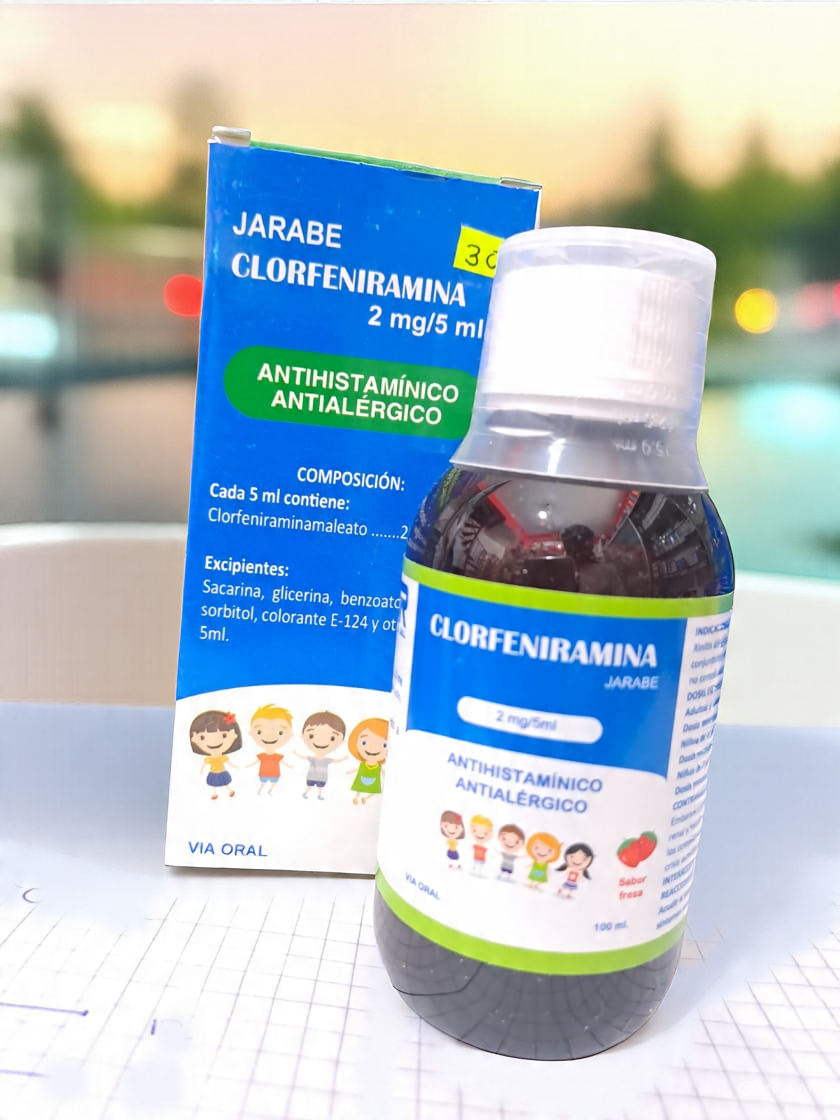 Clorfeniramina 100 ml X Jarabe 2 mg/5 ml