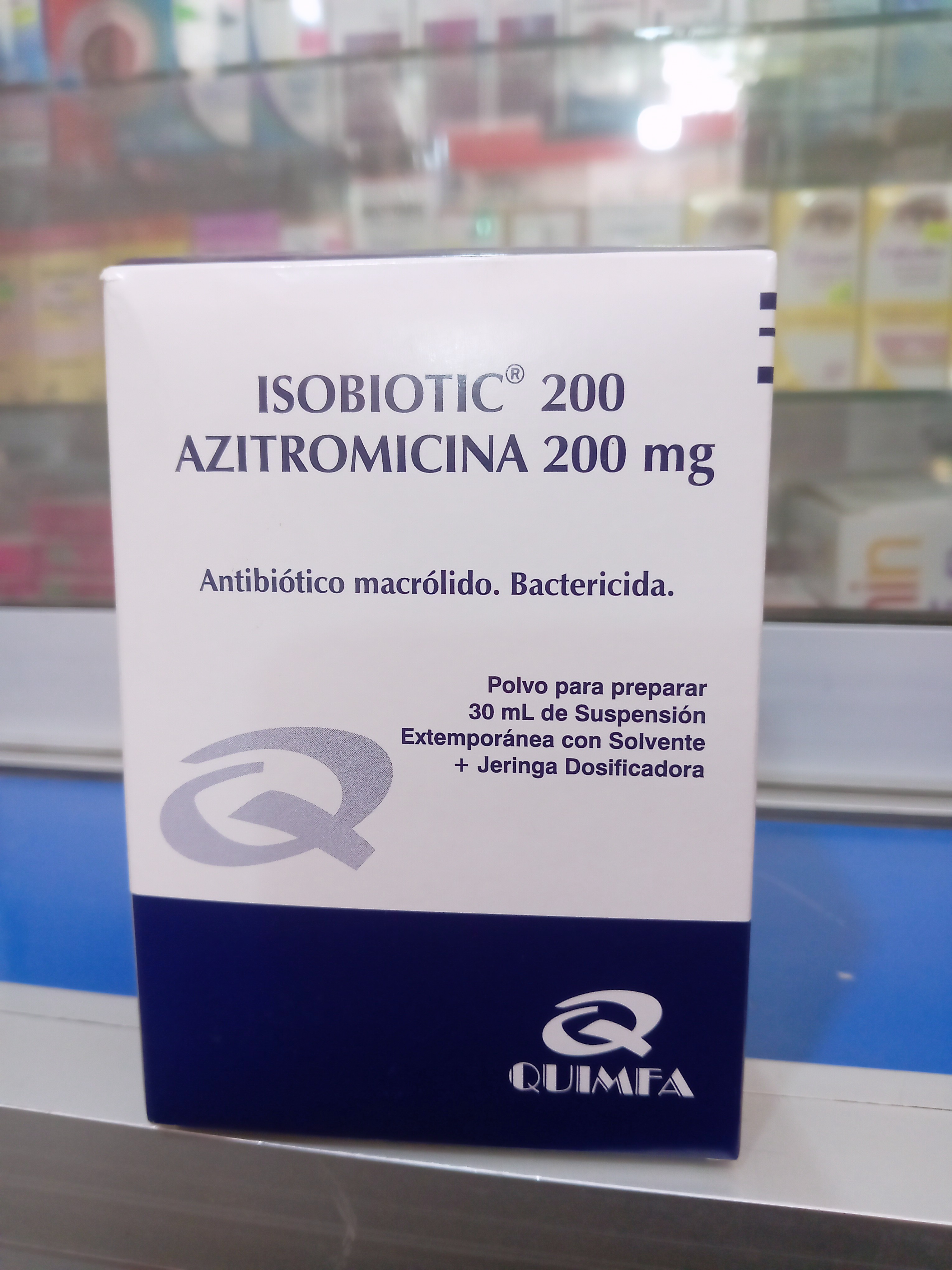 ISOBIOTIC 200 jarabe X 30 ml Azitromicina 200 mg