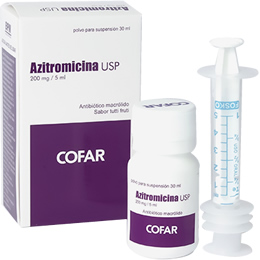 Azitromicina USP 200 mg/5 ml COFAR JARABE 