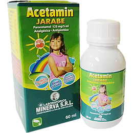 Acetamin Jarabe X 60 ml paracetamol 125mg