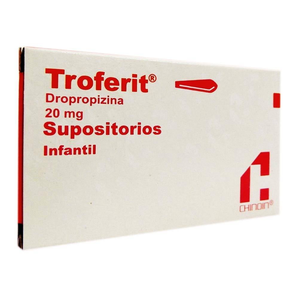 Troferit X Supositorios Infantil _ Dropopizina 20 mg