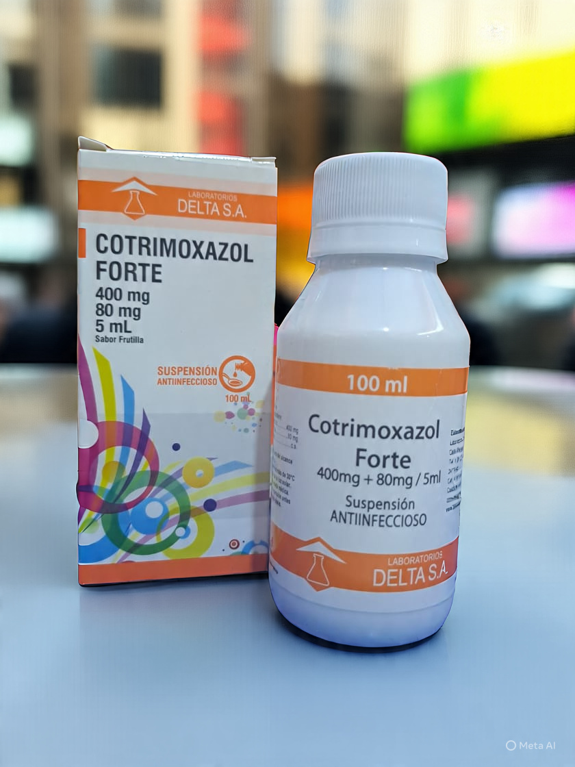 Cotrimoxazol Forte X Jarabe Sulfametoxazol 400mg Trimetoprima 80mg