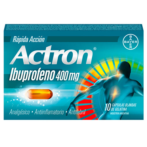 Actron X Capsula Ibuprofeno 400 mg