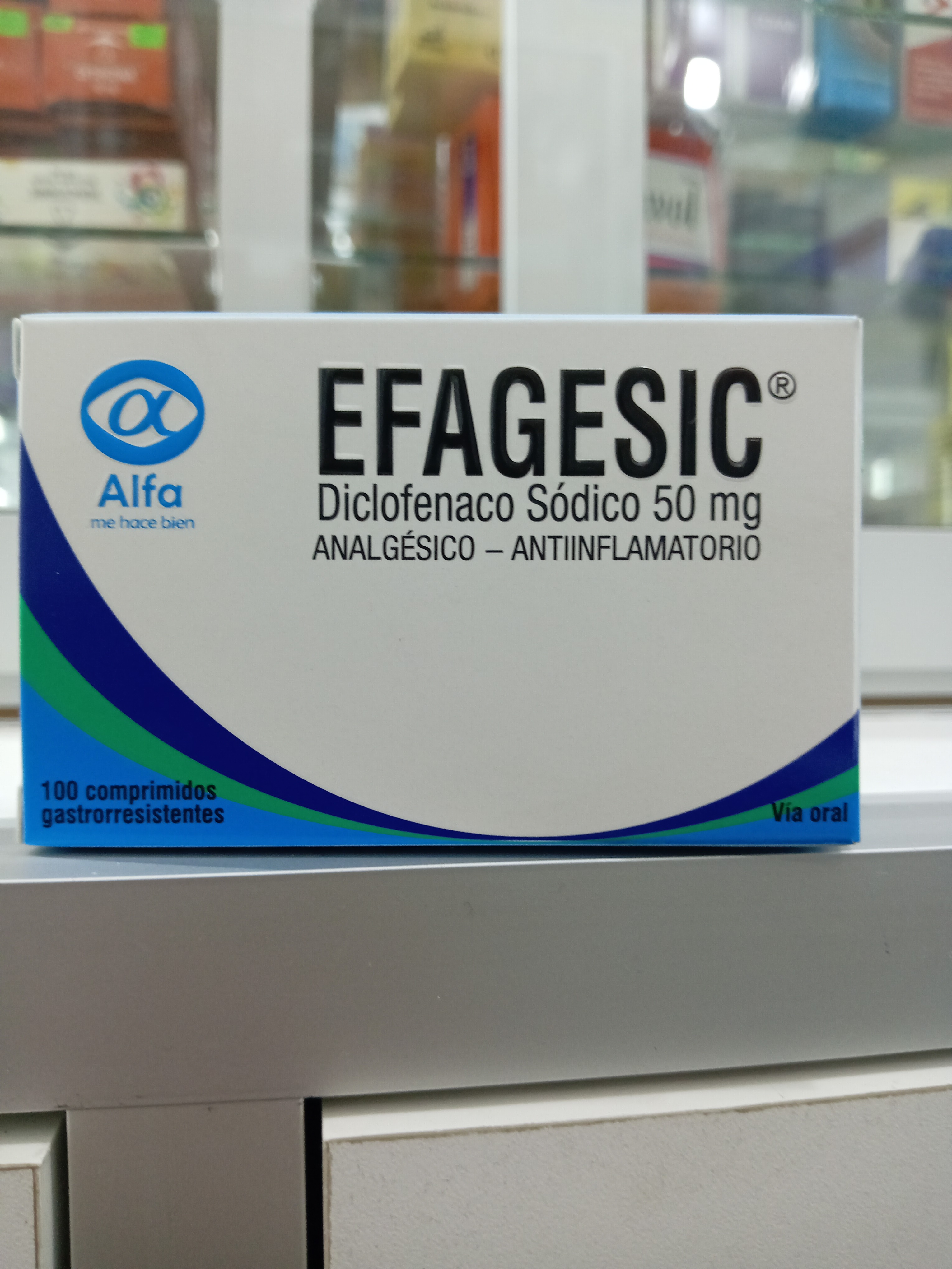Efagesic X Comprimido Diclofenaco 50 mg