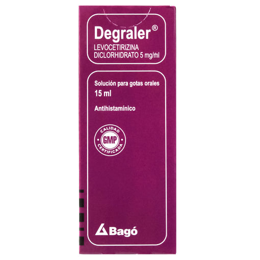Degraler 5Mg Gotas X 15Ml Levocetirizina