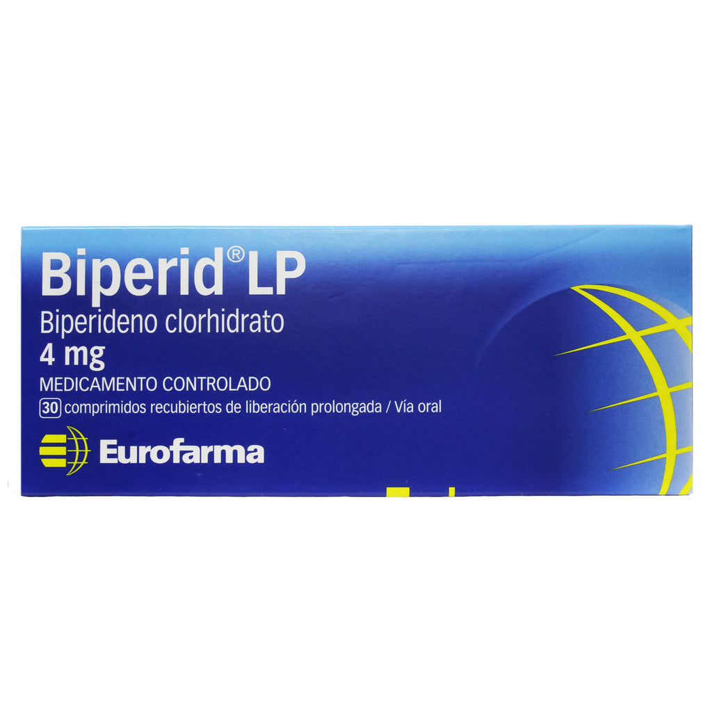 Biperid LP X Comprimido _ Biperideno Clorhidrato 4 mg