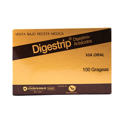Digestrip X tableta Carbonato de magnesio 80 mg, Bicarbonato 250 mg, Hioscina 7.5 mga
