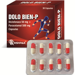 Dolo Bien-P X Capsulas Diclofenaco 50 mg, Paracetamol 500 mg