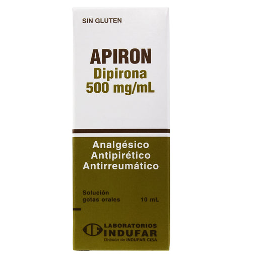 Apiron gotas X 10 ml Dipirona 500 mg/mL