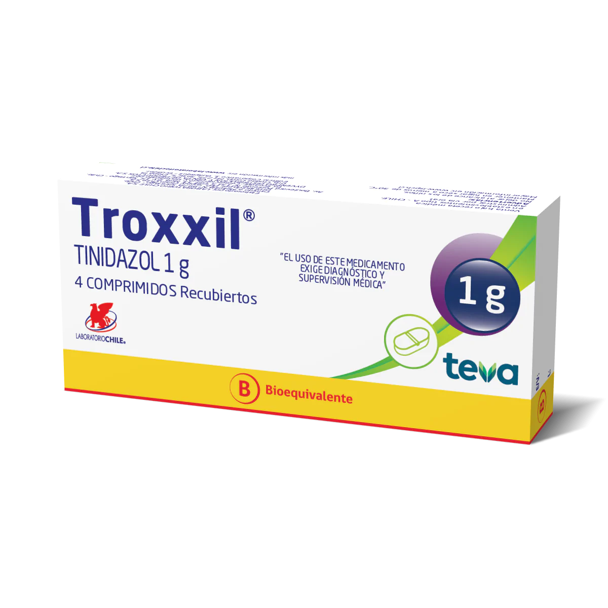 Troxxil X Comprimido Tinidazol 1 g