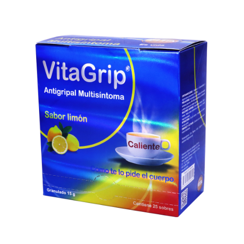 VitaGrip Multisíntoma X Sobre Granulado Sabor limon