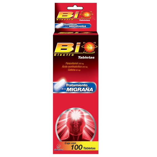 Bio Electro Tabletas (Paracetamol, Ácido acetilsalicílico, Cafeína)