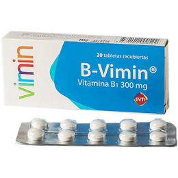 B-Vimin X Tabletas _ Vitamina B1 300 mg