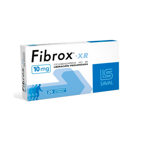 Fibrox-XR X tableta Ciclobenzaprina 10 mg