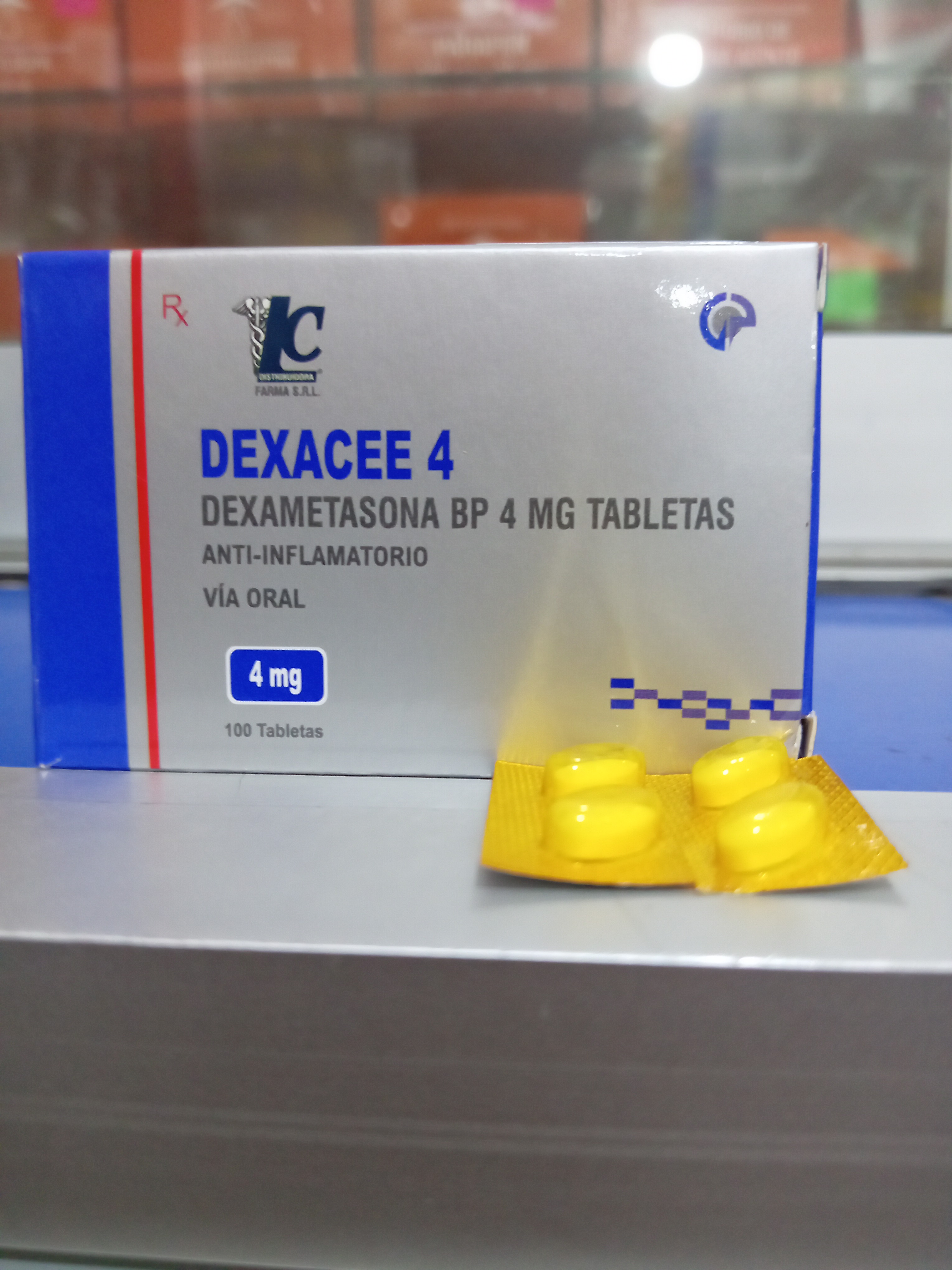 Dexacee 4 X Comprimido Dexametasona 4 mg