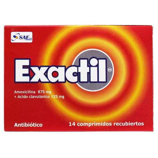 Exactil X Tableta / Amoxicilina 875Mg Y Acido Clavulanico 125Mg