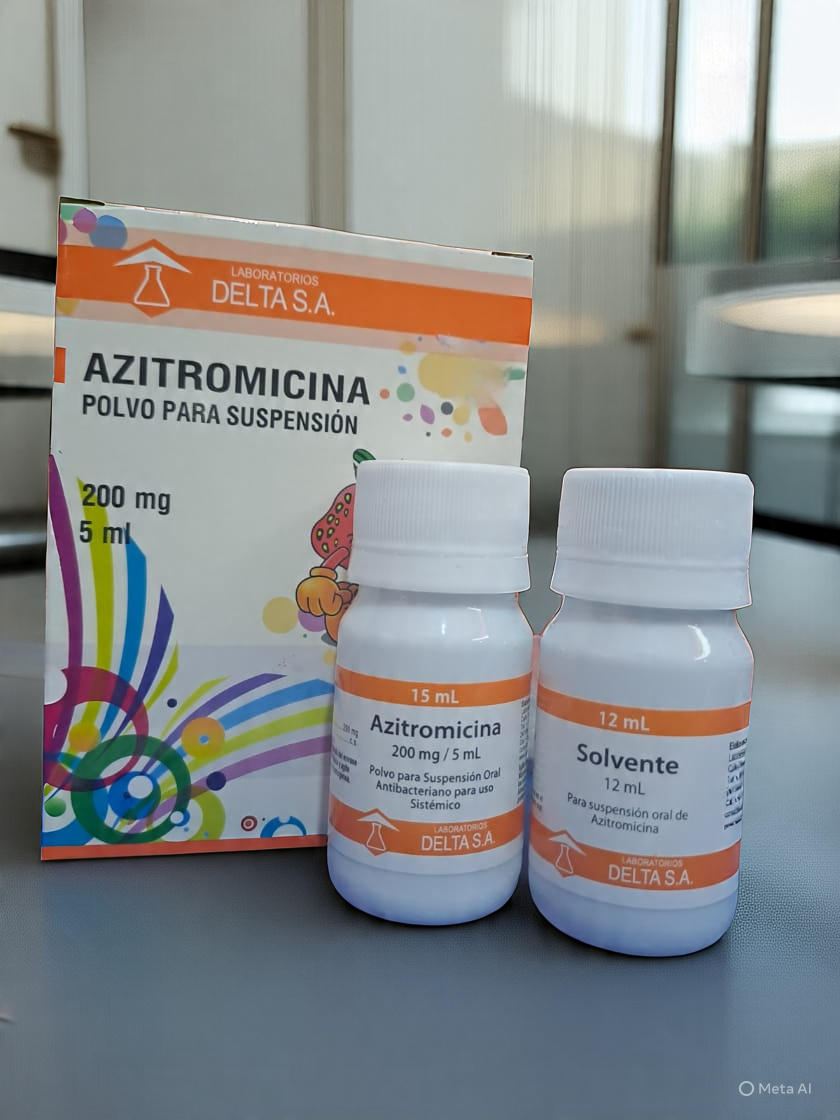 Azitromicina 200 mg X Polvo para Suspensión