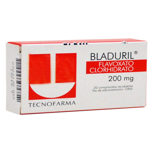 Bladuril X tableta Flavoxato 200mg