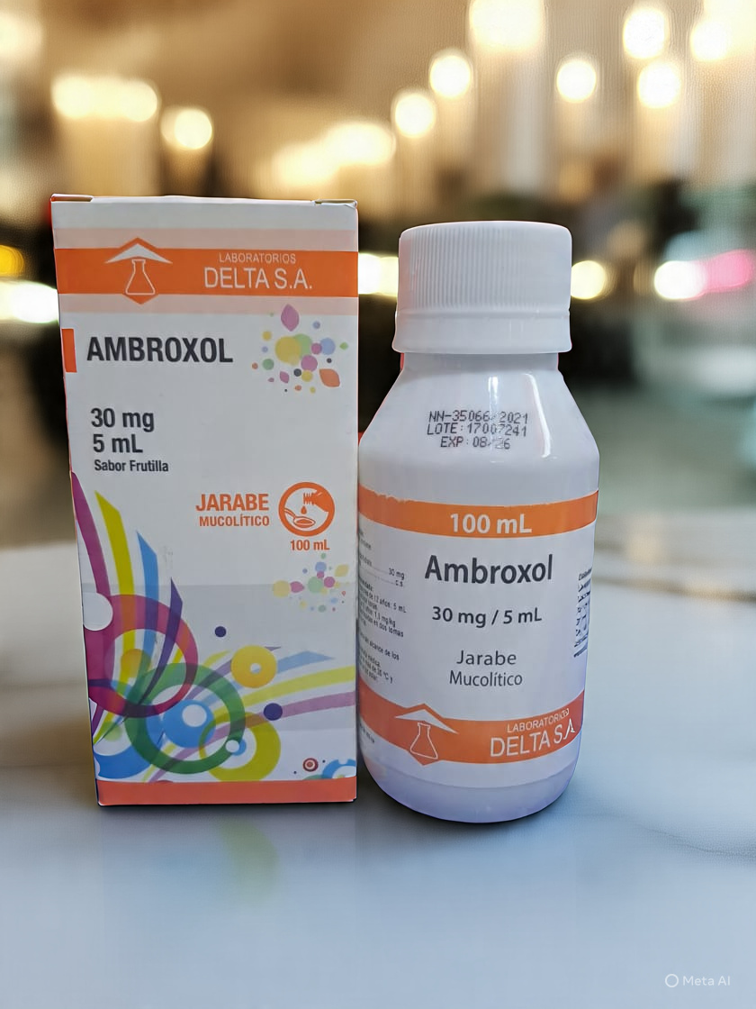 Ambroxol jarabe mucolítico 100 ml X Jarabe