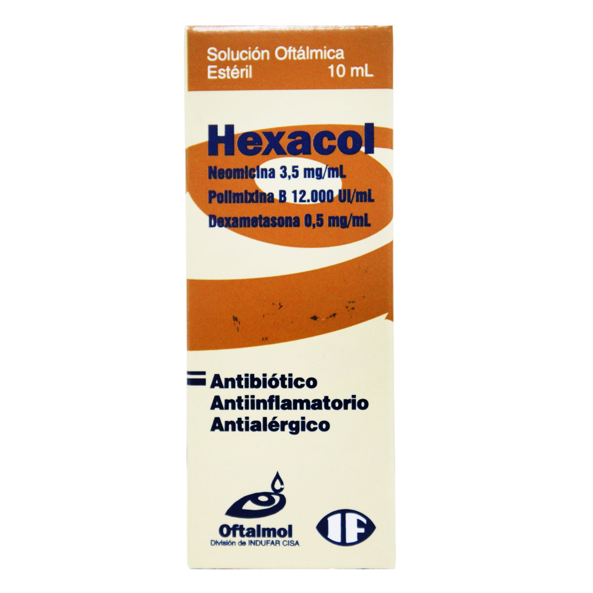 Hexacol gotas X 10 ml neomicina polimixima dexametasona
