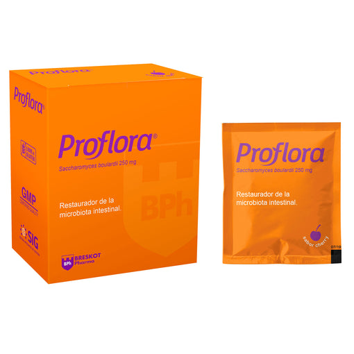 Proflora X Sobre Saccharomyces Boulardii 250 mg Probiótico