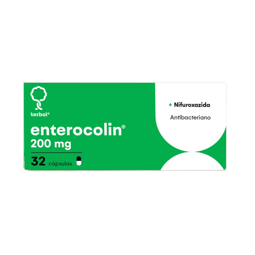 Cápsulas Enterocolin 200 mg x 32 Nifuroxazida