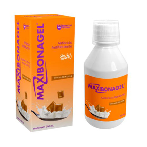Maxibonagel X Jarabe 200 ml Magaldrato, Simeticona