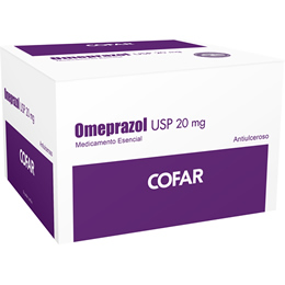 Omeprazol USP 20 mg/Comprimidos