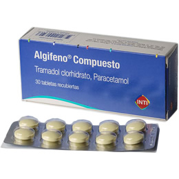 Algifeno Compuesto X comprimido Paracetamol, Tramadol Clorhidrato 325 mg/37.5 mg 