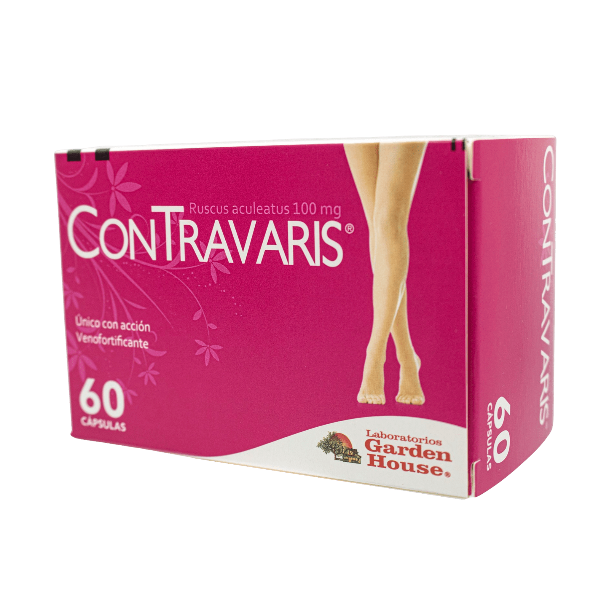 Contravaris X Cápsulas _ Extracto Seco de Raíces de Ruscus 