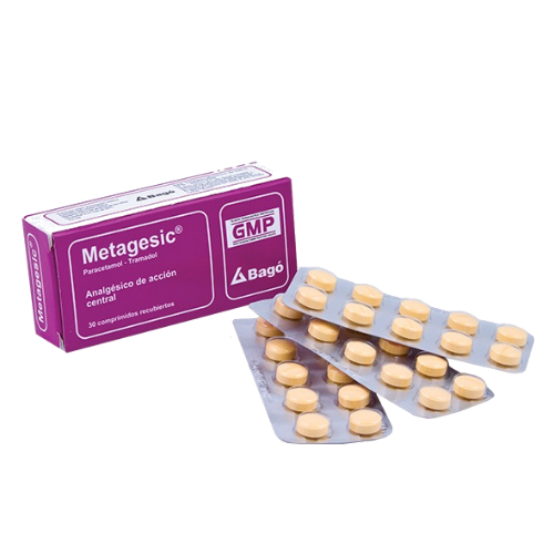 Metagesic X tableta Paracetamol 325 Mg Y Tramadol 37.5 Mg