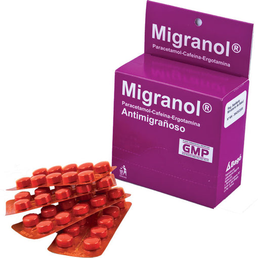 Migranol X Comprimido (Paracetamol,Cafeína ,Ergotamina )