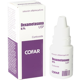 Dexametasona USP 0.1% gotas oftalmica