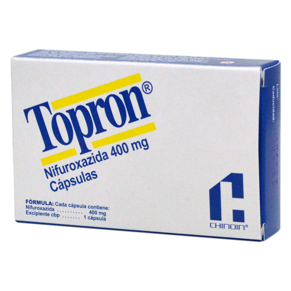 Topron X Capsulas Nifuroxacida 400 mg