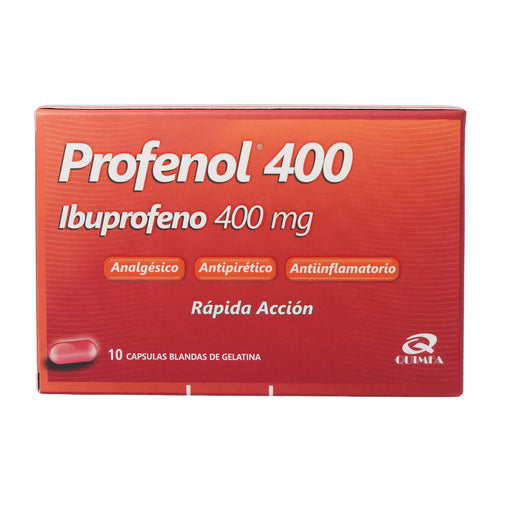 Profenol 400 X Capsula Ibuprofeno 400 mg