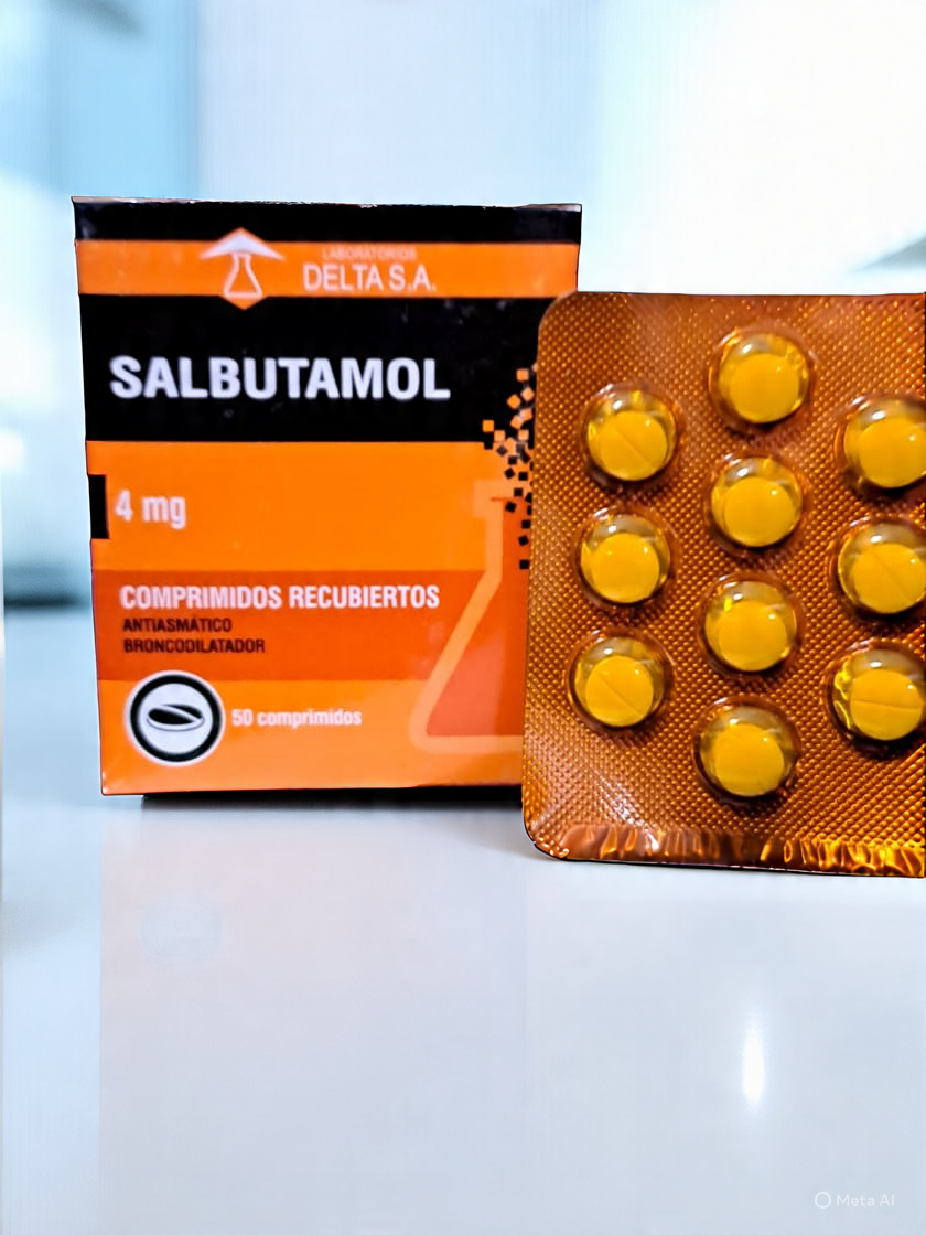 Salbutamol 4 mg X Comprimido