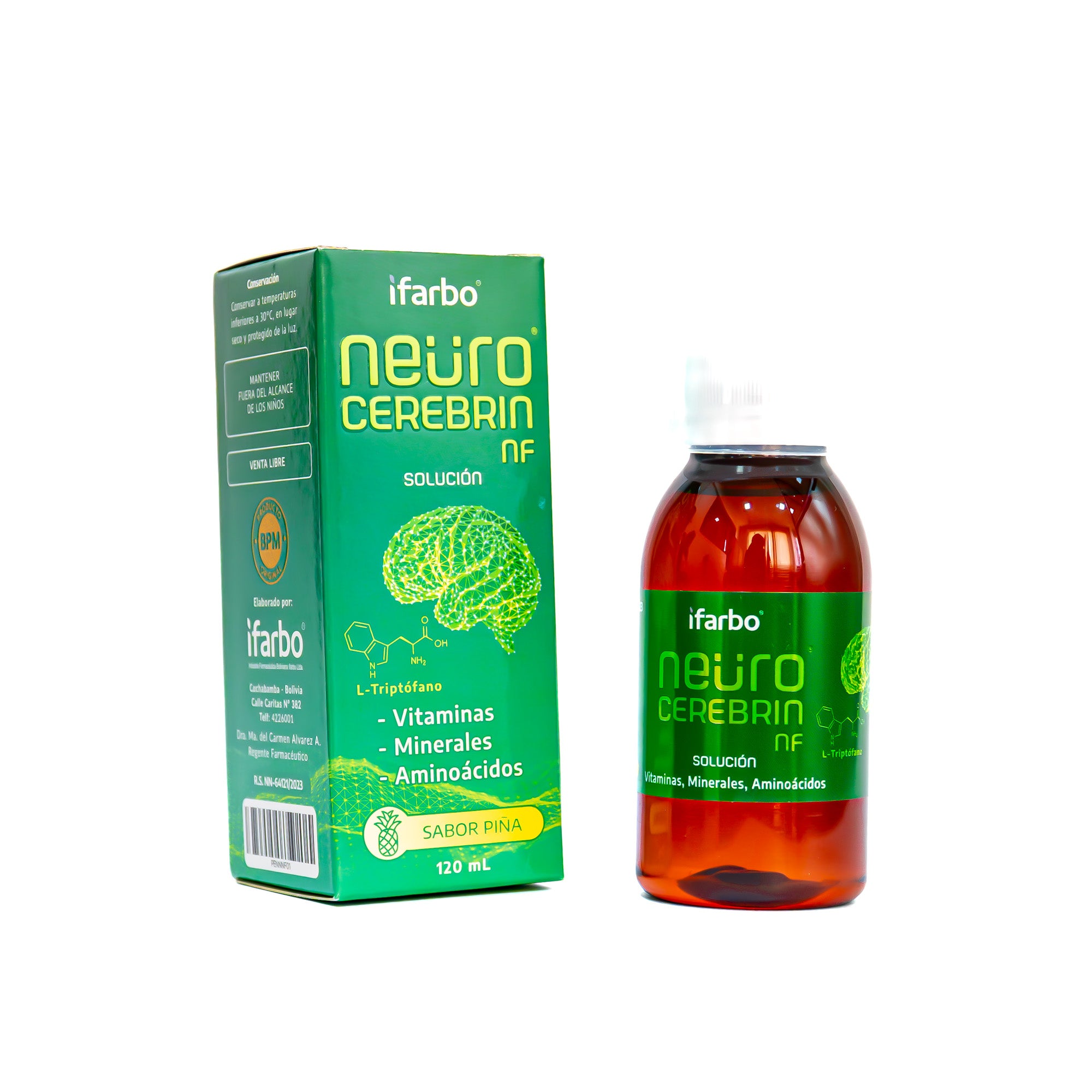 Neuro Cerebrin NF jarabe X 120 ml 