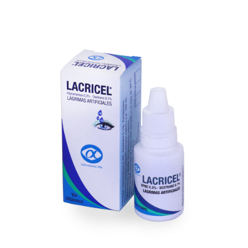 Lacricel gotas Lagrimas Artificiales Colirio X 15 Ml