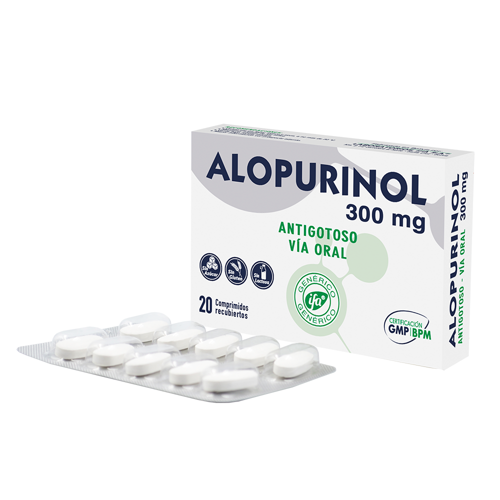 Alopurinol X Comprimido 300 mg