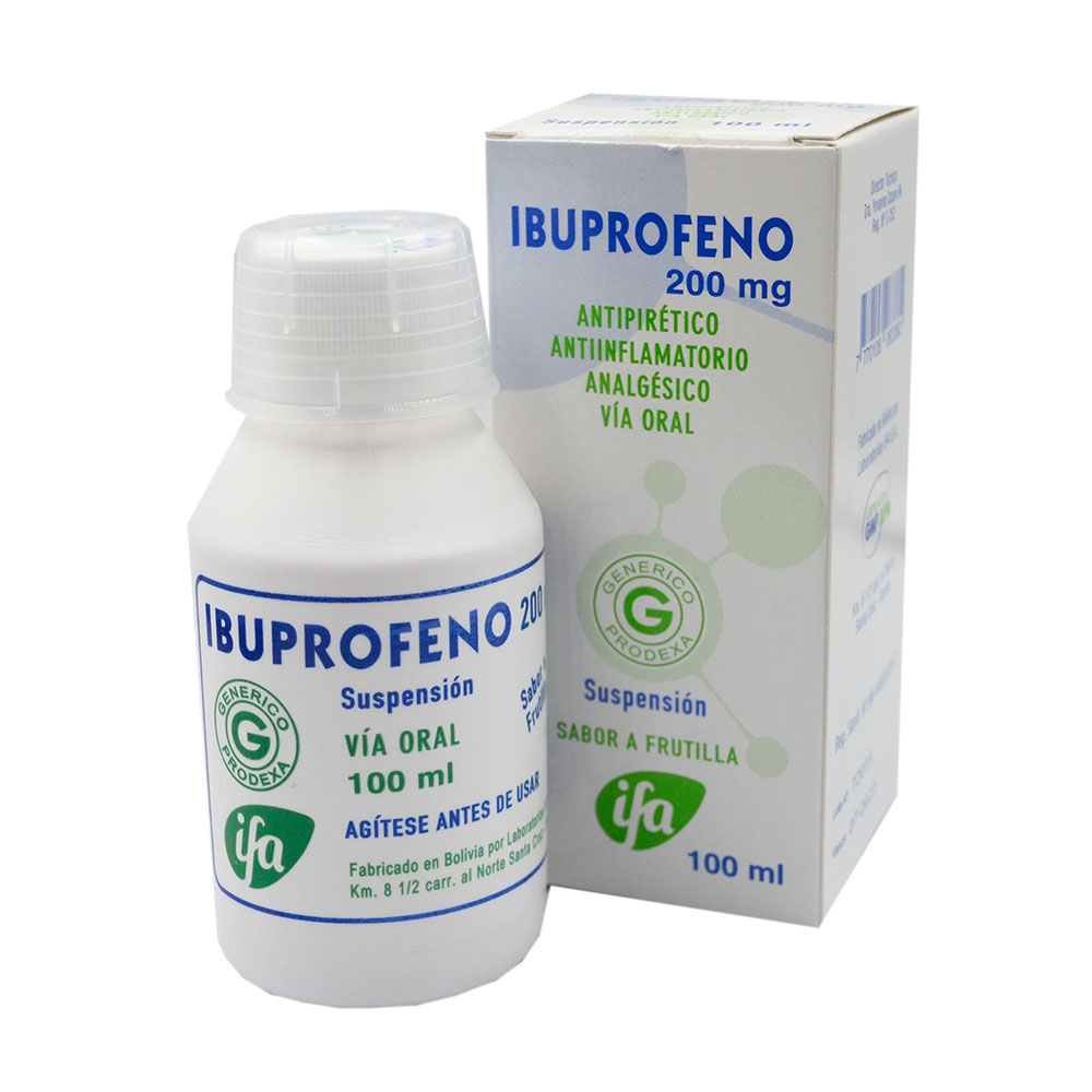 Ibuprofeno 200 mg jarabe X 100 ml