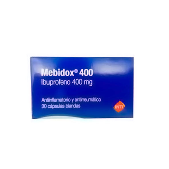 Mebidox X Capsula capsula Ibuprofeno 400 mg