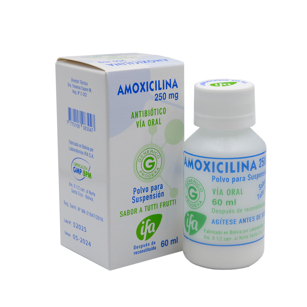 Amoxicilina 250 Suspensión X 100 ml