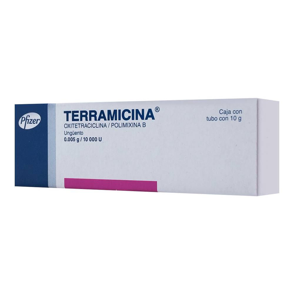 Terramicina Ungüento X 10g Oftálmico Oxitetraciclina con polimixima