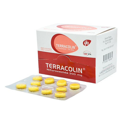 Terracolin X Comprimido _ Nifuroxazida 200 mg