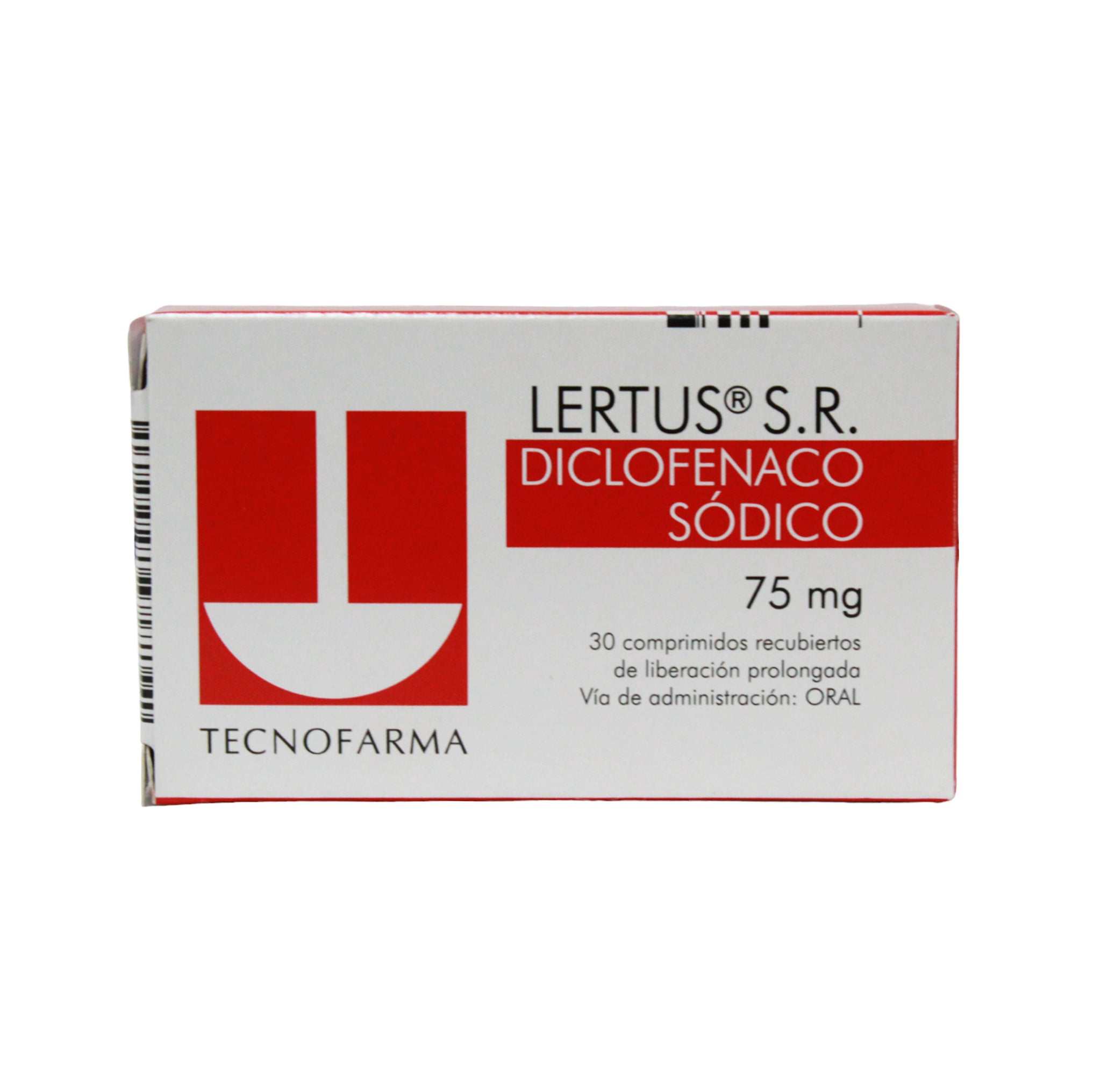 Lertus S.R. X  comprimido Diclofenaco sódico 75 mg
